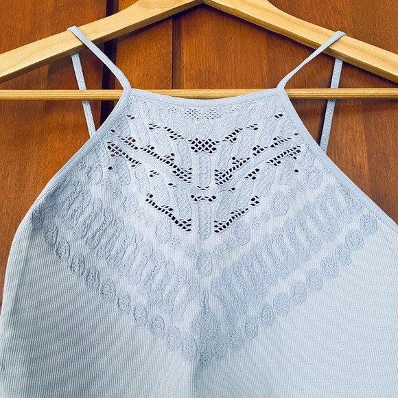 Free People Intimately Bodysuit Cutout Sleeveless Purple Size Medium/Large NEW - Picture 2 of 7